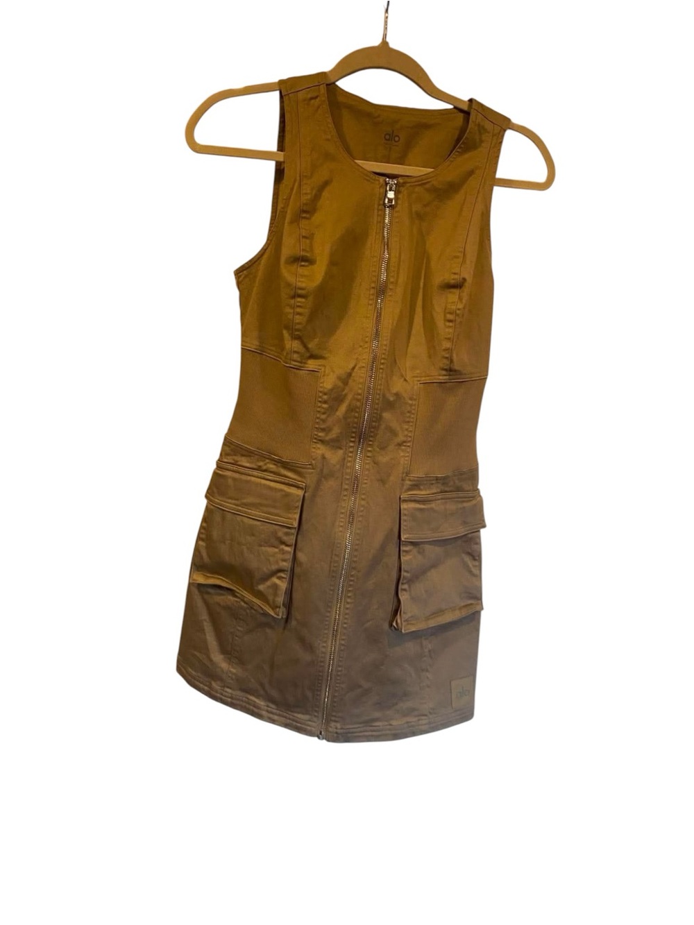 Alo Yoga Dress KHAKI Size Small
